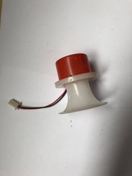 Rickshaw Elétrico Vermelho e Branco Peças 12V Bateria Motor Horn