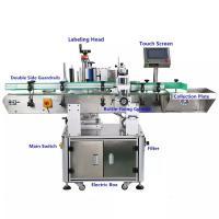 Material de embalagem de madeira FK805 Máquina automática de rotulagem frasco redondo frasco