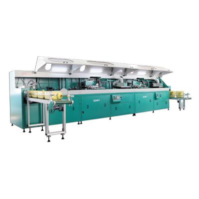 Máquina de serigrafia de 5 cores 1000pcs/h 250*400mm Para recipiente