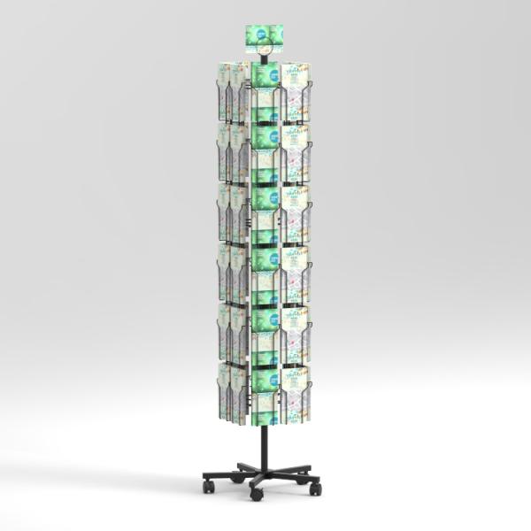 6 ярусов ходят по магазинам держатель брошюры кармана шельвинг дисплея для журналов/рекламы