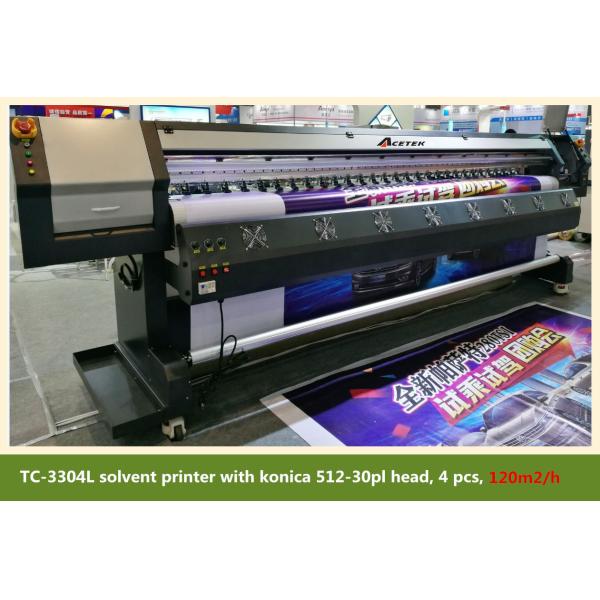 Принтер Konica 512 30pl цифров растворяющий, на открытом воздухе печатная машина знамени винила