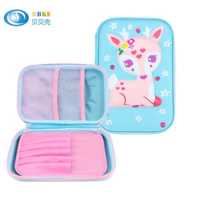 As crianças da escola escrevem o armazenamento Eva Hard Case For Girls, bonito colorido impressa