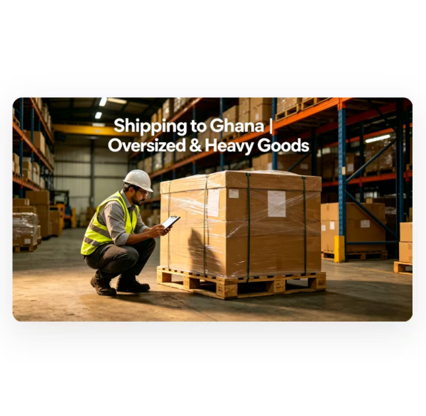 Oversized Heavy Goods Shipping To Ghana Air Freight With Last Mile Delivery