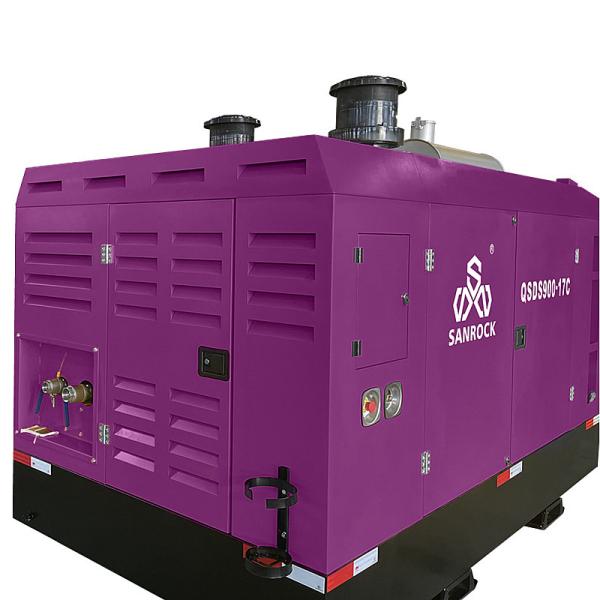 Compressor de ar de parafuso rotativo de pequeno porte e método de arrefecimento de 17 bar Ar ou água arrefecido