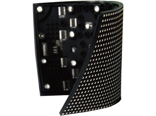 Rubber Module Soft Led Screen , Flexible Led Panel Video Screen For Easy Maintenance
