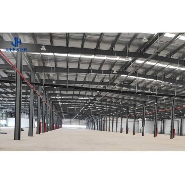 Solid H-shape Steel Beam Quick Build Prefab Metal Industrial Building Frame for Hangar