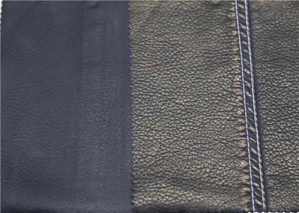 Fashion PU Washed Leather Dark Gold Color Retro Style0.7 Mm Thickness