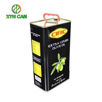 Recipiente vazio de Tin Packaging Aluminium Frying Oil do óleo de Olive Oil Tin Can Commercial