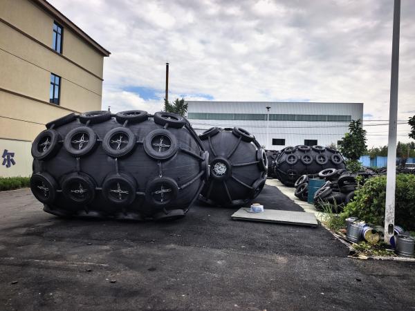 Natual Rubber Marine Rubber Fender with Inflation Pressure of 50KPa and 80KPa