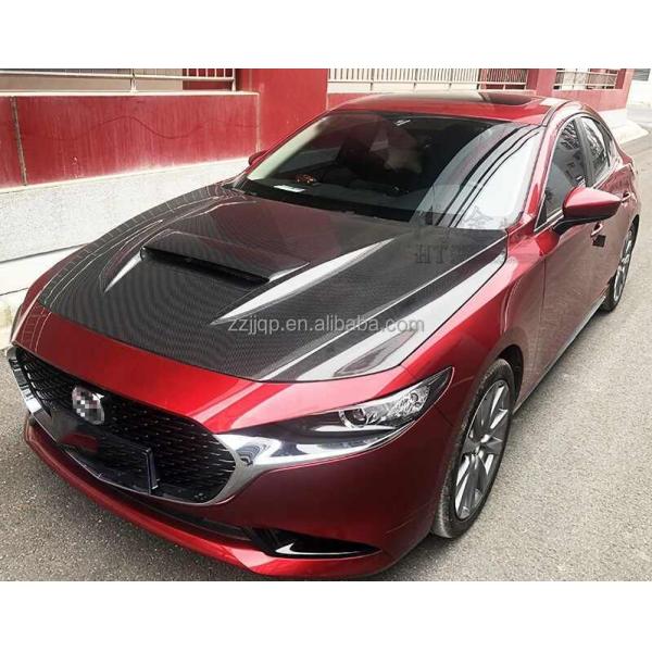 Real Carbon Fiber Opening Cover Made in Suitable for Modified Mazda Axela MPS Model