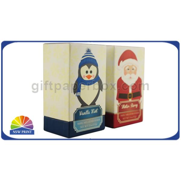 Matte Lamination Luxury Printed Paper Gift Box / Cartoon Cardboard Gift Box