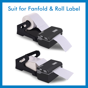 Trohestar Portable 7.08inch Thermal Label Holder