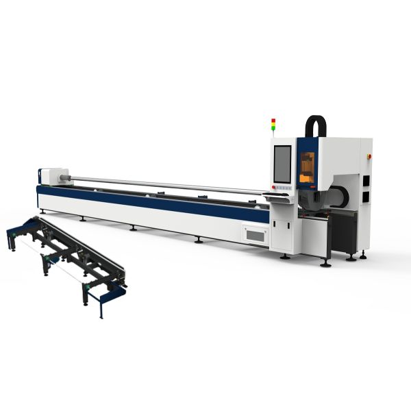 Automatic Obstacle Avoidance Tube Laser Cutting Machine Horizontally Mounted Lathe Semi Automatic