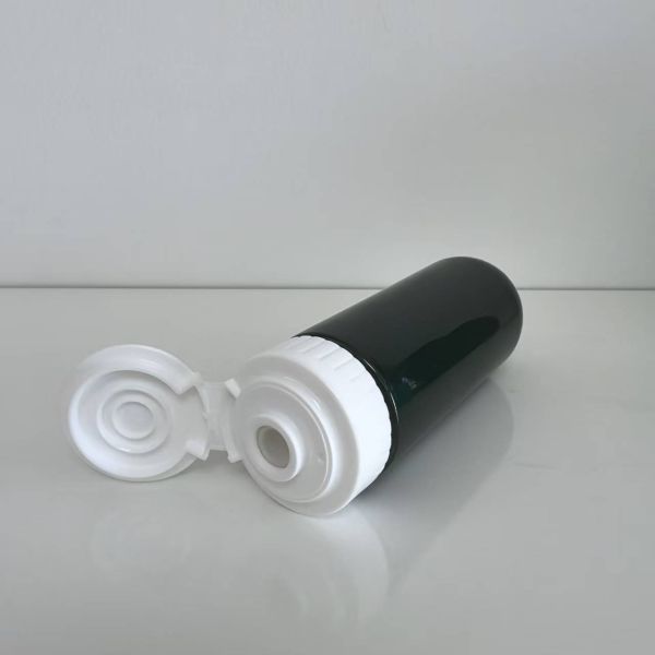 Silk Screen Printing 200ml 250ml Round PET Plastic Bottle with Black Anti Theft Screw Cap Ideal Food Packaging Container