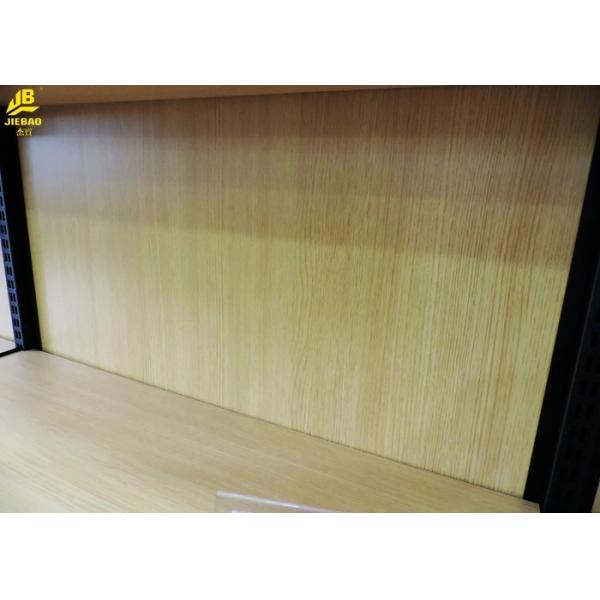 Light Duty Metal And Wood Storage Shelves , Durable Metal Shelving With Wood Shelves