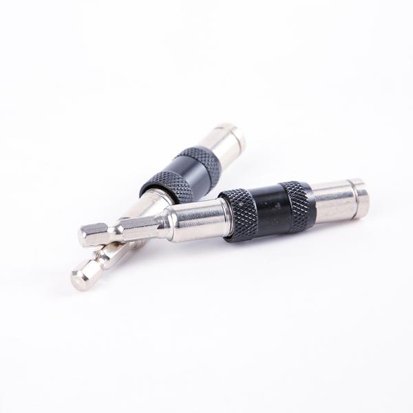 Electroplated Pivoting Bit Tip Holder for 89MM 1/4HEX Forged Chrome Vanadium Steel