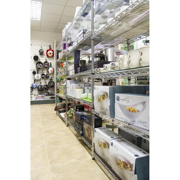 Commercial Heavy Duty Storage Shelving Chrome Adjustable Add kit Rack Unit