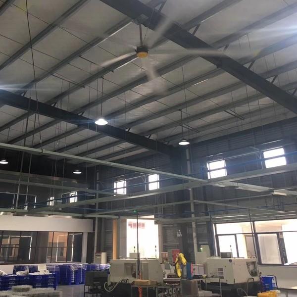 Powerful 6.1m 20FT HVLS Industrial Ceiling Fan for Restaurant and Manufacturing Plant