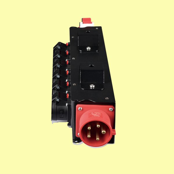 CEE 32A 5P Input 16A Output 6-Socket Stage Portable Splitter Box Equipment Power Distribution