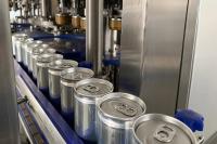Soda totalmente automático da cerveja que enlata a máquina de enchimento da bebida do PLC Monoblock