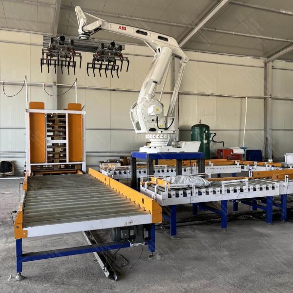 Robotic Bag Stacking Carton Box Palletizer Machine Mechanical Stacker