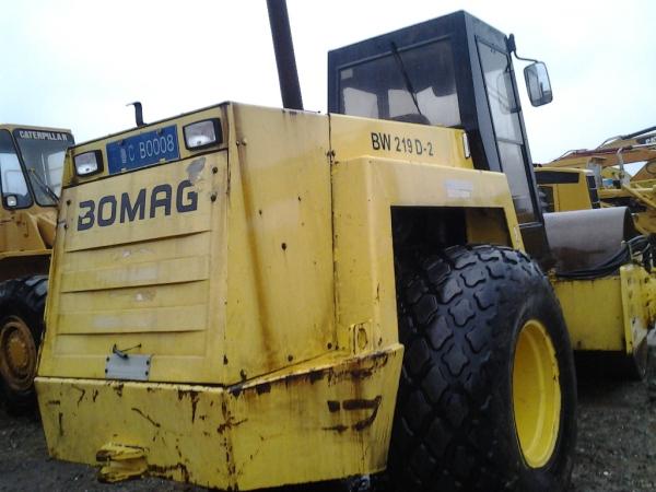 BW219D-2 Single-drum Rollers Bomag Macau Tadzhikistan Korea,DPR Palestine Hong Kong