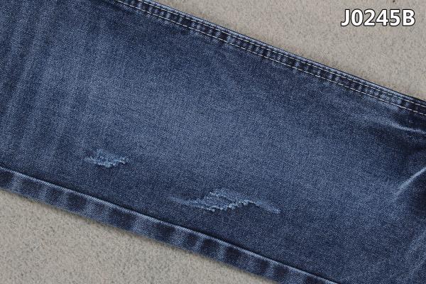 Vortex Spinning Yarn Stretch Cotton Denim Fabric 3/1 Weave Sanforizing