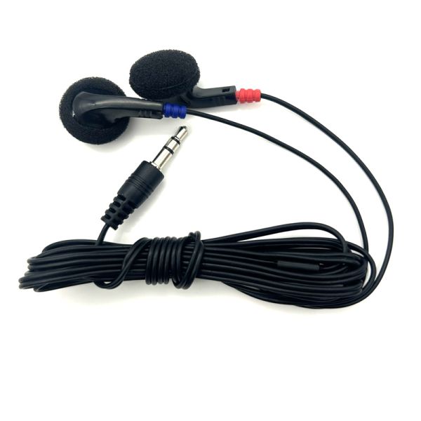 Others Chipset Wired Headphone HD Stereo Earpiece 1.2M Deep Bass In-ear Earphone With Mic Handsfree for Mobile Phone Plastic
