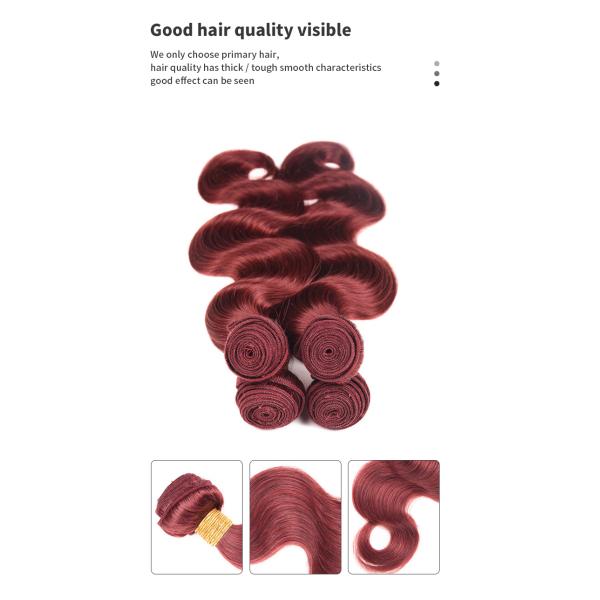 33 Body 800 Double Weft Ombre Body Wave Bundles 10 Inch tangle free