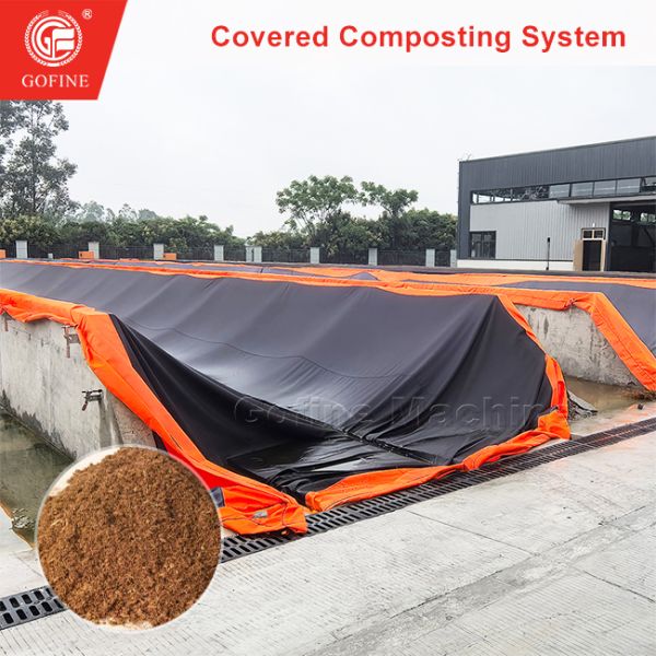Agricultural Waste Semi-Membrane Composting Equipment for Soil Fermentation