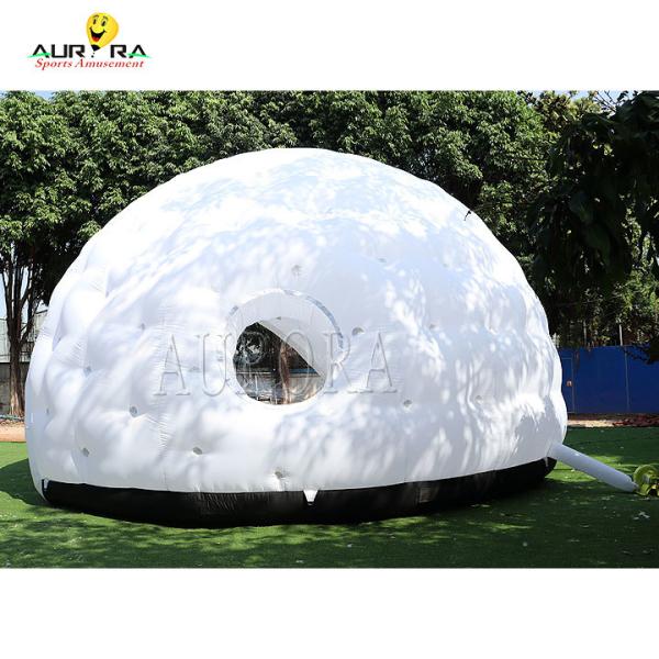 Large Events Camping Inflatable Club Tent , Blow Up Igloo Dome Tent Custom Color