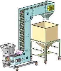 Heat Resistant Industrial Bucket Elevators Tea Food Grain Bucket Elevator