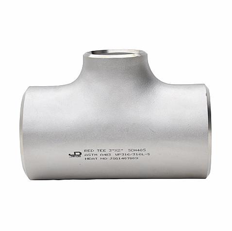 Stainless steel reducing tee