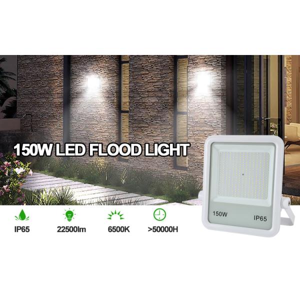 SMD2835 150 Watt LED Outdoor Flood Lights 22500lm Tempered Glass