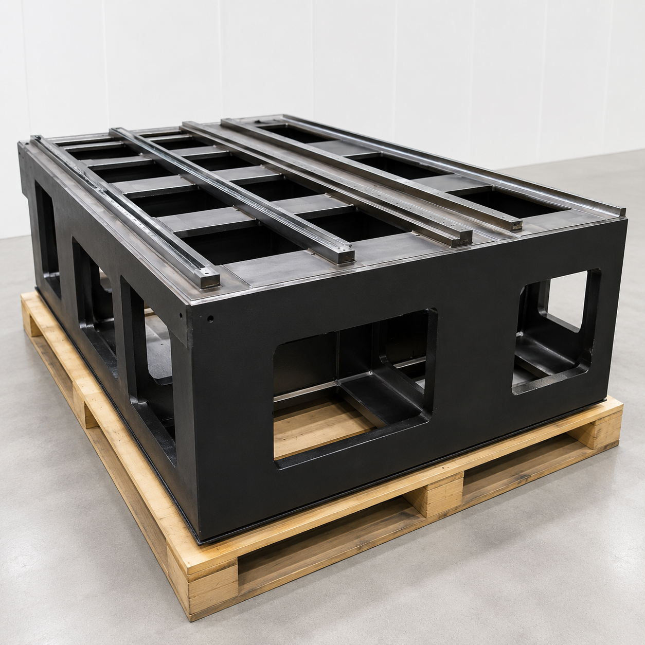 Welded CNC Machine Base Heavy CNC Large Part Machining For Industrial Machinery