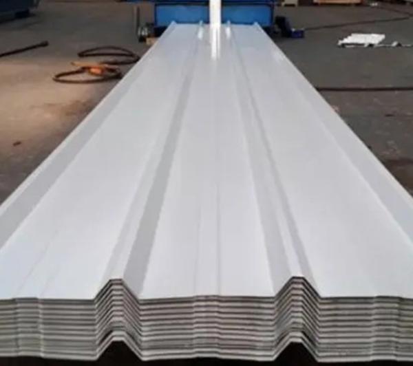 RAL9002 Branco Cinza Off Branco Cor Telhas Metal Panéis de Telhado Trapezoidal Galvanizado Corrugado Metal Panéis de Telhado 0,45mm TCT