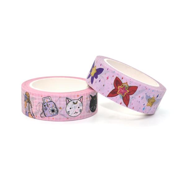 Дизайн Washi искусства японской ленты для маскировки Washi анти- УЛЬТРАФИОЛЕТОВЫЙ красочный связывает японскую ленту для маскировки тесьмой Washi