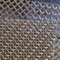 Maillage en acier inoxydable en laiton antique pour armoires