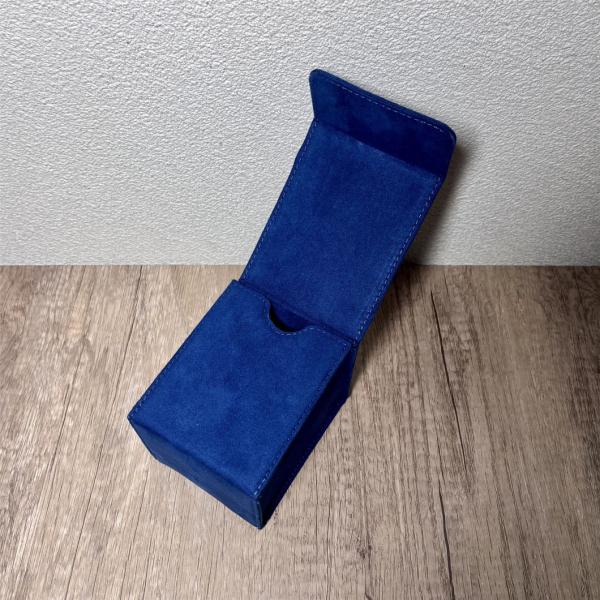 Special Blue Suede Luxury Watch Display