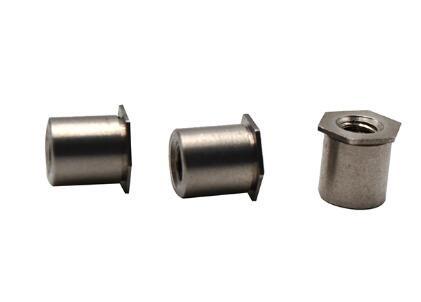 Automobile Industry Through Hole Hex Sleeve Nut / Alloy Steel Self Clinching Nut