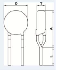 Большой термистор течения МФ73Т НТК для ограничивать течение Инруш силы переключателя наивысшей мощности
