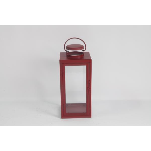 Christmas Metal Lantern Ornaments Holds Candles Garden Decor