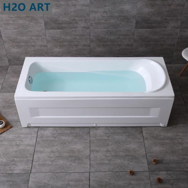 Leg Tubs Structure Simple Acrylic Bathtubs with Separated Panels and Disassembled Skirt