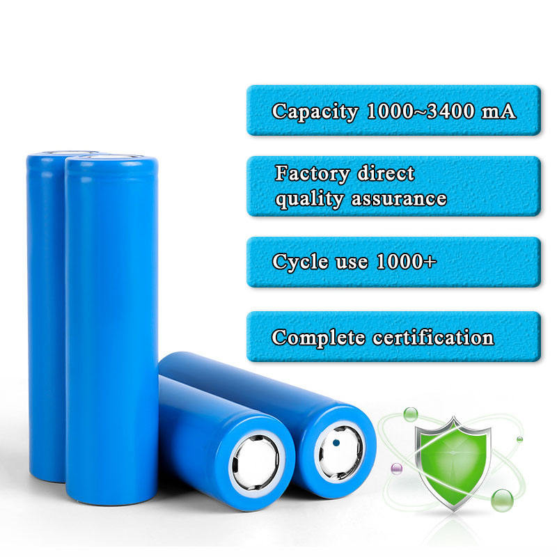 OEM ODM LiFePO4 литийная батарея Клетки Цилиндрическая литийная батарея 1000mah ~ 3500mah 18650 3.2V 3.7V