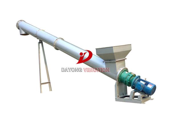 All Carbon Steel PVC Particle Auger Flexible Spiral Conveyors Shaftless