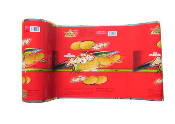 Colorful Plastic Packaging Film Roll Food Grade Customizable Laminated For Snacks