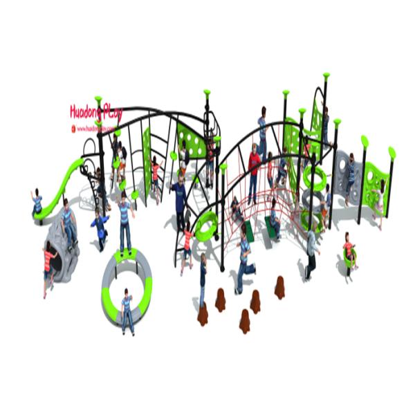 Omnipotence Rope Climbing Playground Equipment With Item Kinds , Outdoor Climbing Rope Structures