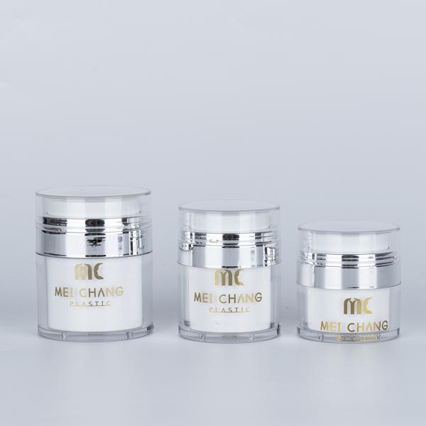 Screen Printing Cosmetic Container 15ml 30ml 50ml for Cream Acrylic Cosmetic Packaging