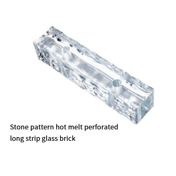 Thermally Perforated Crystal Bricks: Custom Hole Designs Combining Decorative and Functional Features