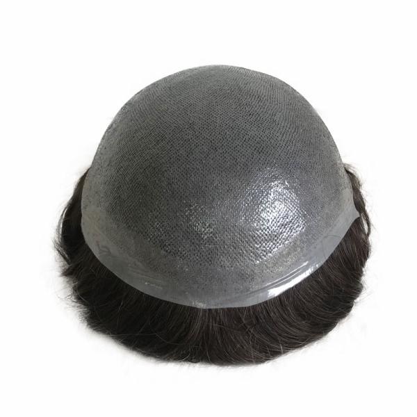 Men Hair Pieces Indian Remy Human Hair Toupee with 100% Virgin Cuticle Aligned Hair